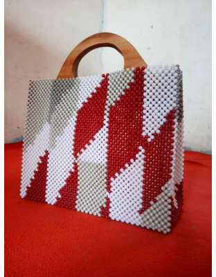 Multi Colored Beaded Bag